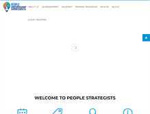 Tablet Screenshot of peoplestrategists.com
